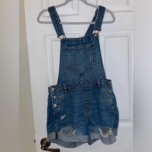 H&M Baggy Overall Shorts